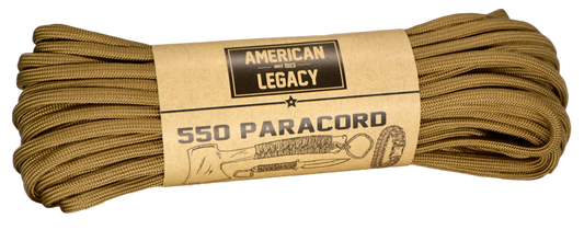 American Legacy ® 550 Paracord Bundles | Coyote - 50 ft