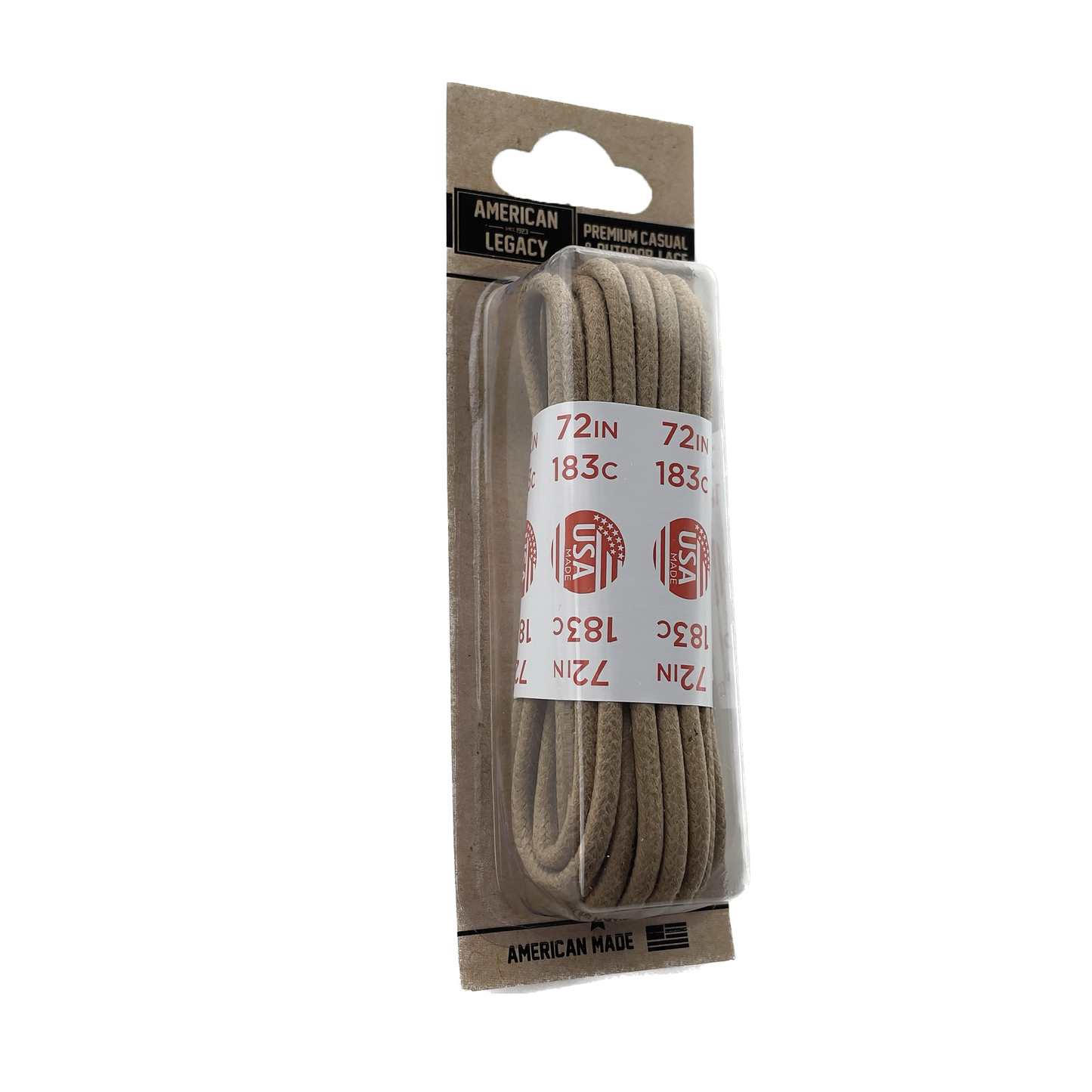 American Legacy ® Premium Glazed Medium Round Laces | Alabaster