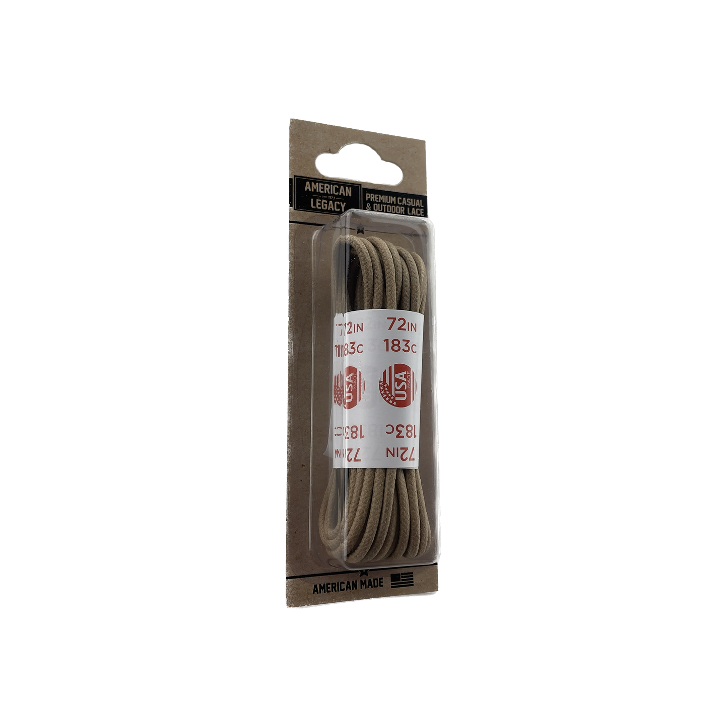 American Legacy ® Premium Glazed Large Round Laces | Alabaster