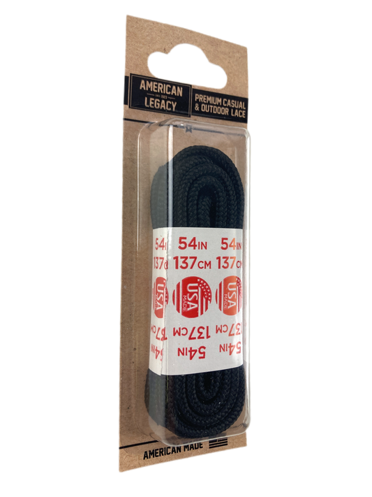 American Legacy ® Premium Boot Laces | Black