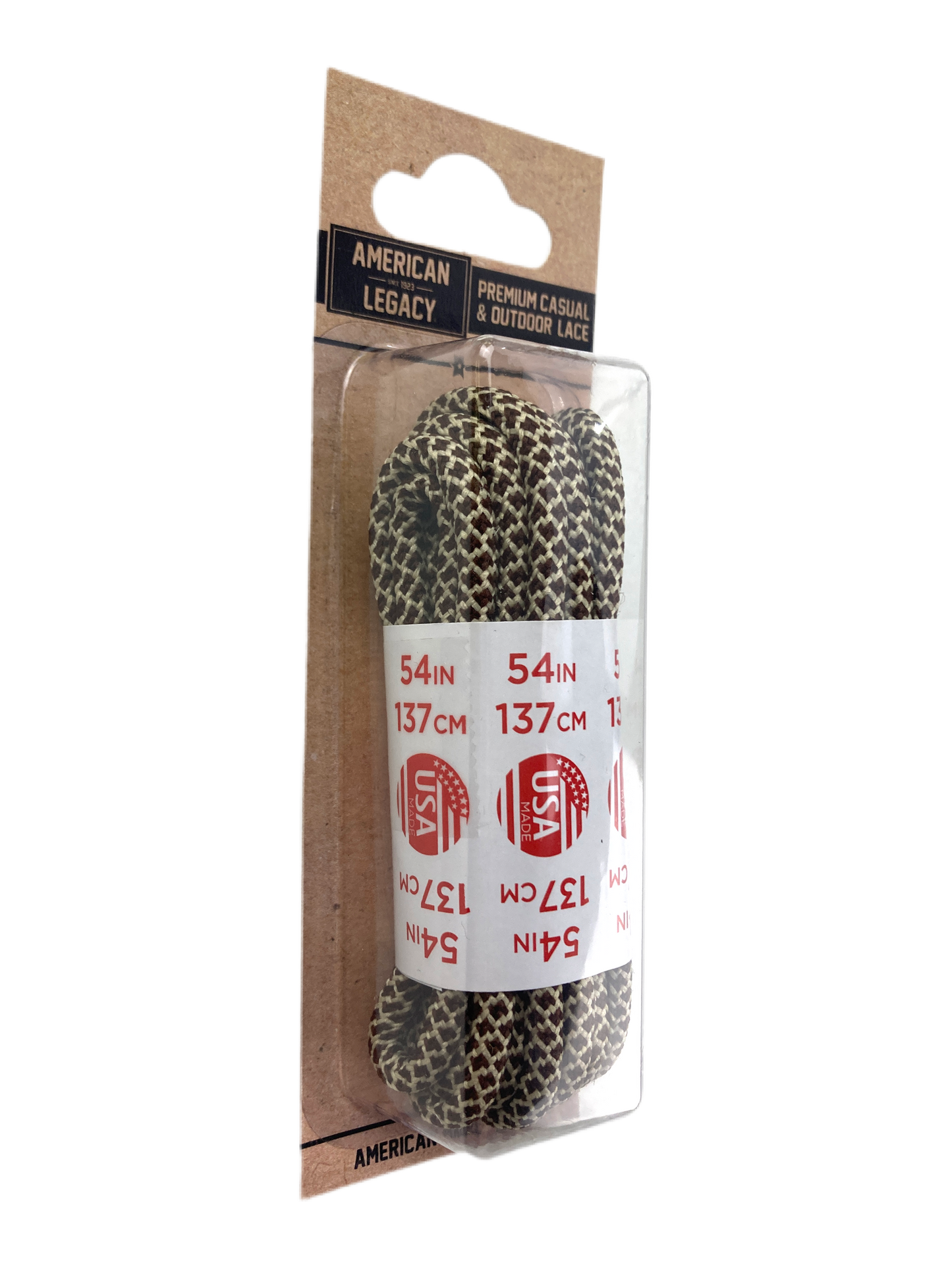American Legacy ® Premium Rope Laces | Chocolate/Vegas Gold Honeycomb