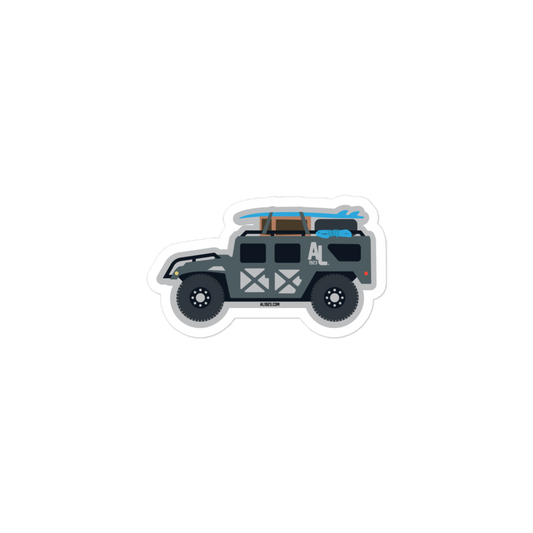 American Legacy ® AL 1923 Winnie The Humvee Sticker | Bubble-free stickers