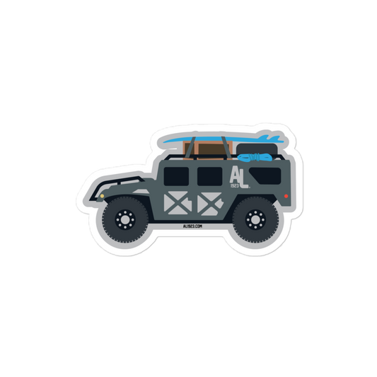 American Legacy ® AL 1923 Winnie The Humvee Sticker | Bubble-free stickers