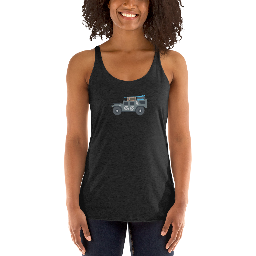 American Legacy ® Winnie The Humvee Surf | Women's Racerback Tank