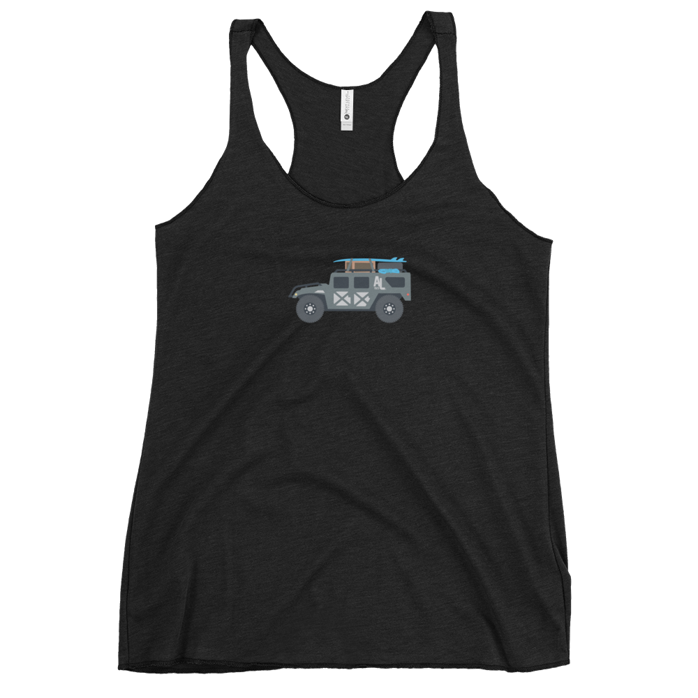 American Legacy ® Winnie The Humvee Surf | Women's Racerback Tank