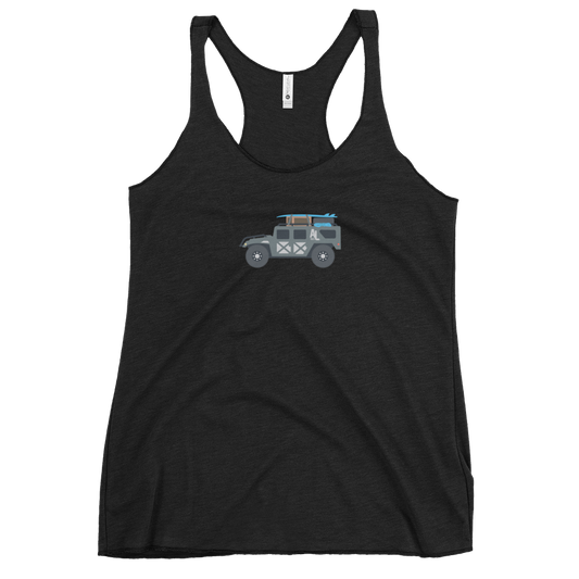 American Legacy ® Winnie The Humvee Surf | Women's Racerback Tank