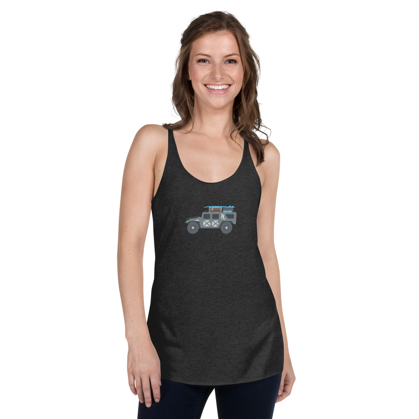 American Legacy ® Winnie The Humvee Surf | Women's Racerback Tank
