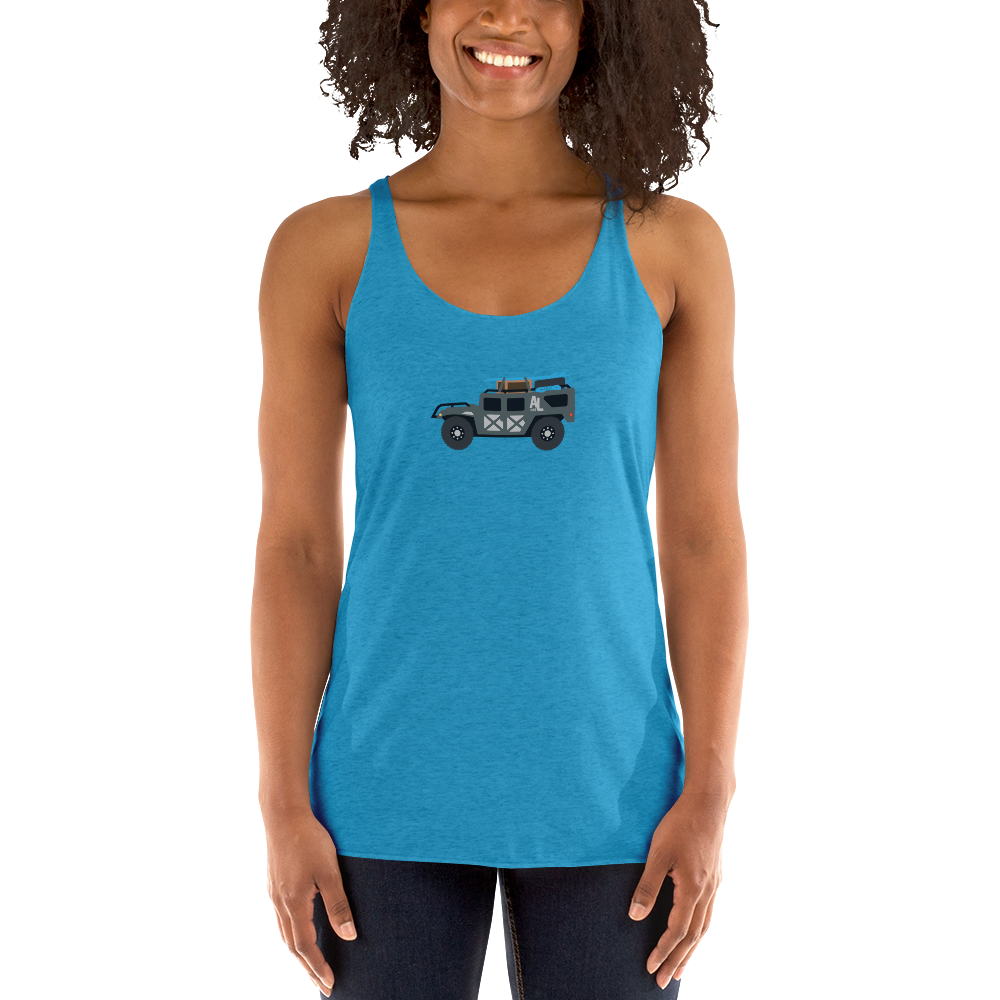 American Legacy ® Winnie The Humvee Surf | Women's Racerback Tank