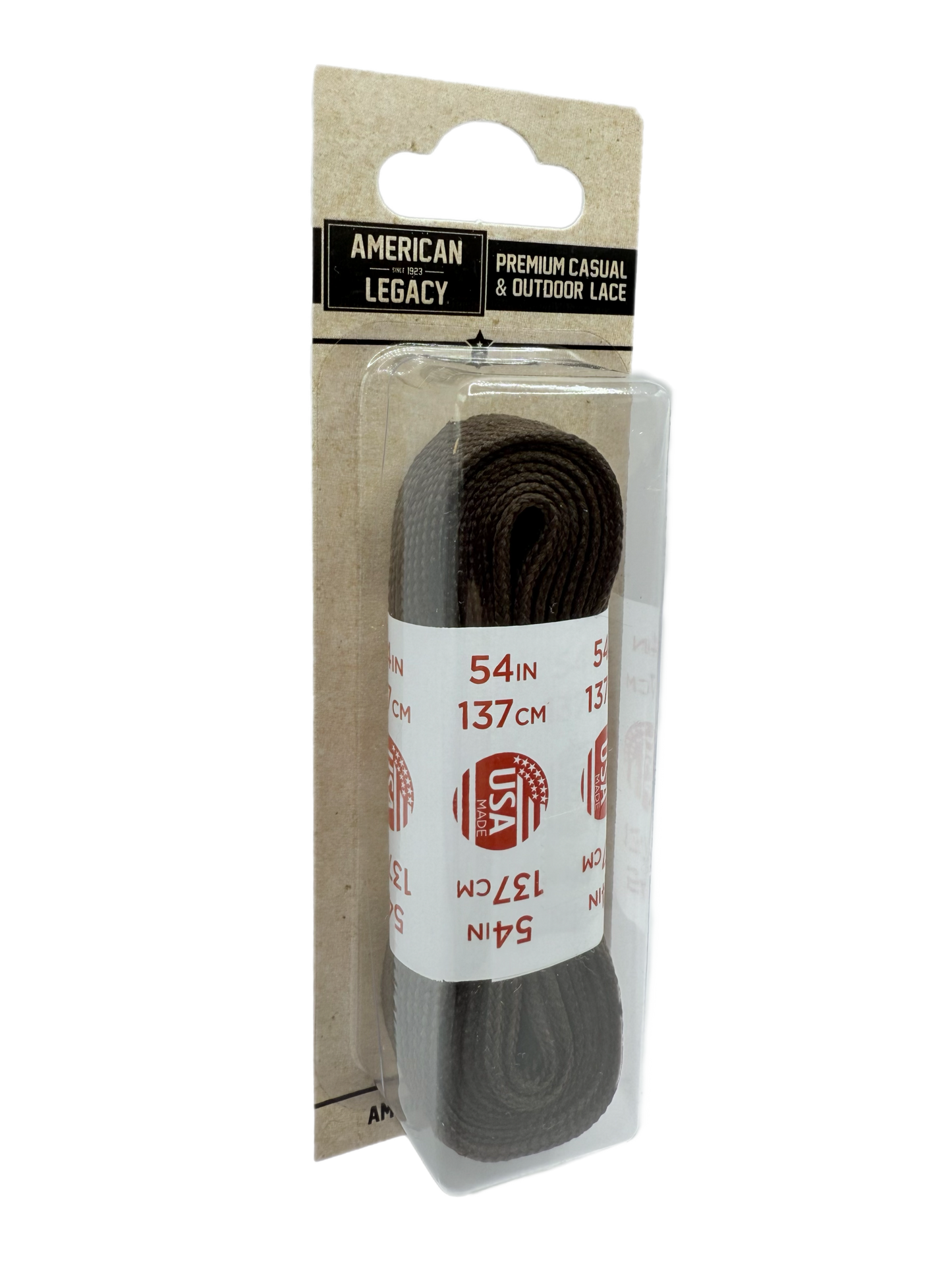 American Legacy® Premium Athletic Flat Tubular Laces | Brown