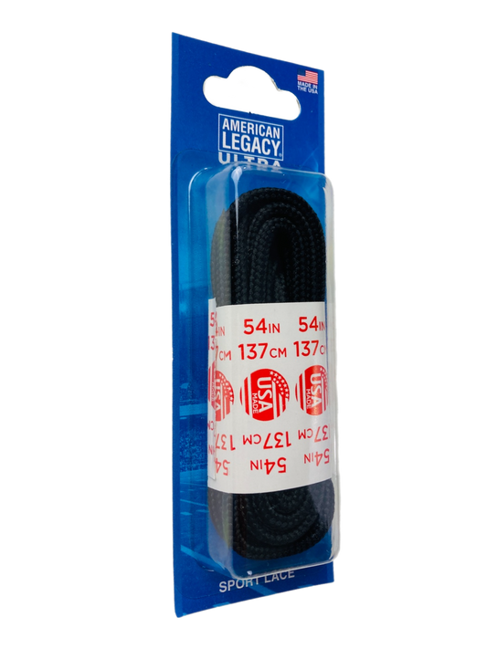 American Legacy ® Ultra Athletic Round Laces | Black