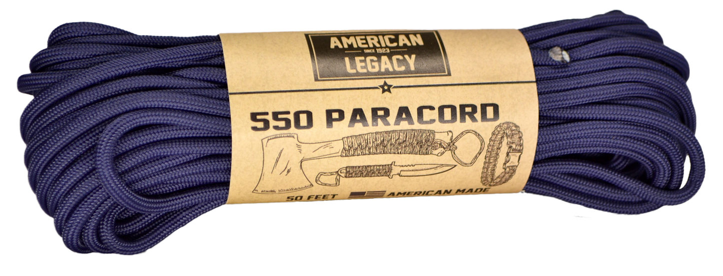 American Legacy ® 550 Paracord Bundles | Navy - 50 ft