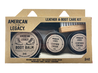 [Coming Soon!] American Legacy ® Leather & Boot Care Kit