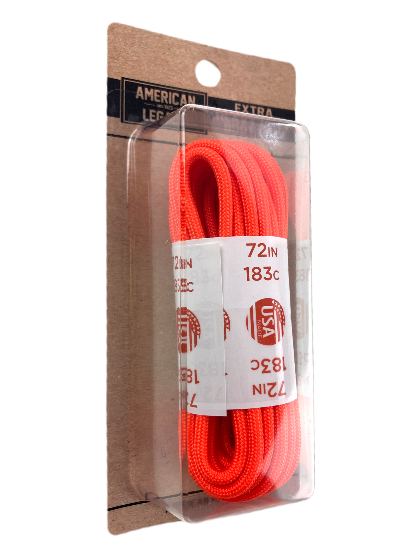 American Legacy ® Extra Heavy Duty 550 Paracord Laces | Safety Orange