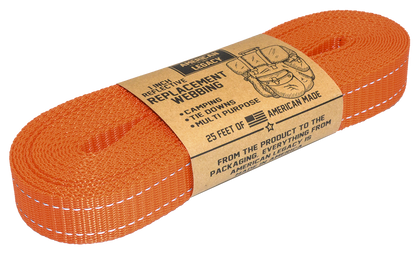 American Legacy ® Reflexall ® 1" Replacement Webbing | Reflective - 25 ft [out-of-stock]
